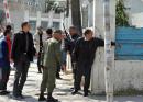 Outside the Bardo Museum in Tunis