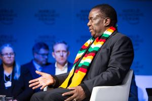 Zimbabwe’s President Emmerson Mnangagwa leads rival Nelson Chamisa by a slender margin.