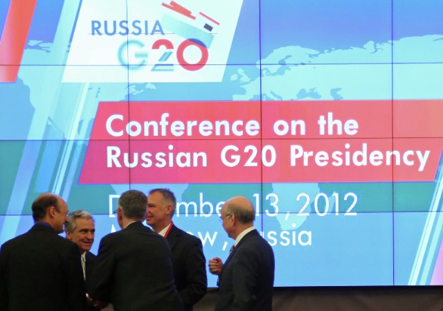 Conference on the Russian G20 Presidency, Moscow, December 2012