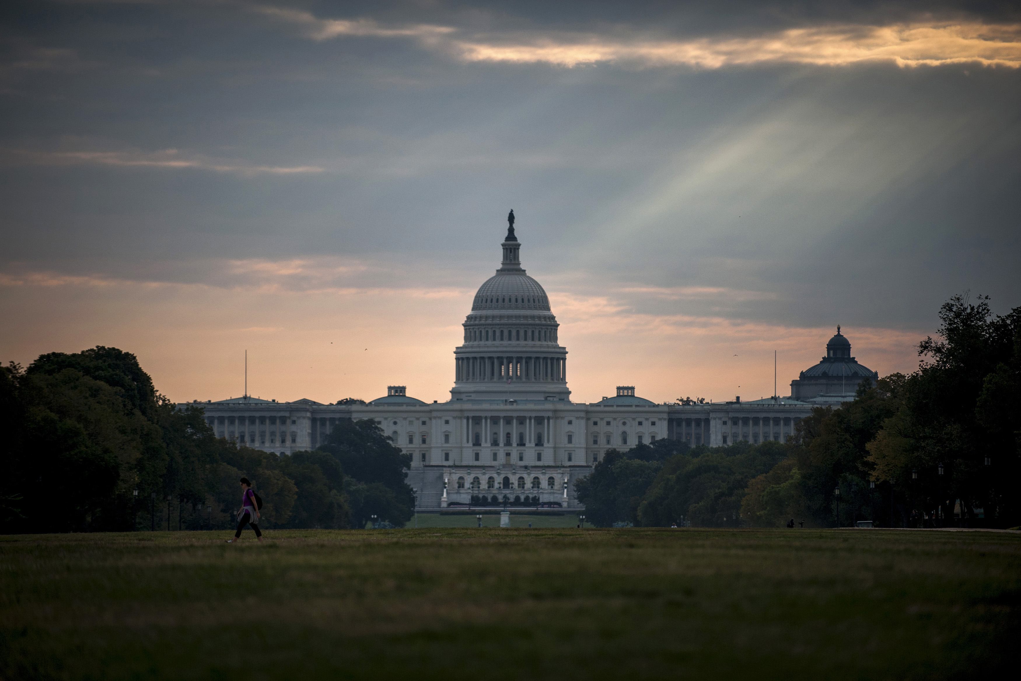 The U.S. Capitol building in Washington DC.
