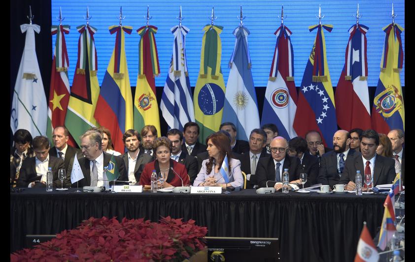 General view during the 47th Mercosur Summit, in Parana, Entre Rios, Argentina on December 17, 2014. JUAN MABROMATA/AFP/Getty Images