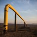 A natural gas line runs through the country side on March 11, 2024 outside Donetsk, Ukraine. Andrew Burton/Getty Images