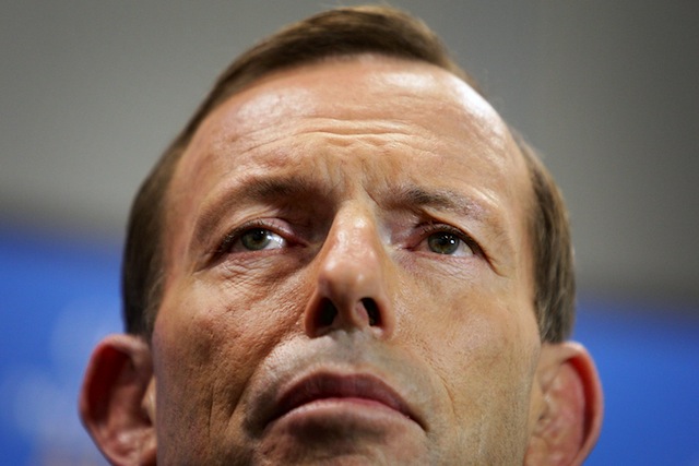 Australian Opposition Leader, Tony Abbott attends a press conference at Headspace on August 30, 2024 in Melbourne, Australia. Tony Abbott announced that the Liberal-National Party coalition would commit AUD$18 million to the National Centre for Excellence in Youth Mental Health.