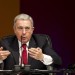 Former Colombian president Alvaro Uribe speaks during the last day of the Mexico Business Summit in Guadalajara, Mexico, on October 22, 2013. AFP/Getty Images