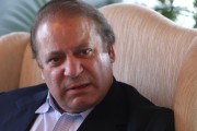 Pakistan Prime Minister Nawaz Sharif attends the Heads of State meeting at Waters Edge on November 16, 2024 in Colombo, Sri Lanka. (Buddhika Weerasinghe/Getty Images)