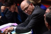 Pierre Moscovici, French Minister of Economy, Finance and Foreign Trade participates in the Questions to the Government at the French National Assembly on January 28, 2024 in Paris, France