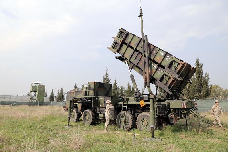 Patriot missile systems Turkey requested from NATO and sent from Spain are seen after being installed in Adana, Turkey on January 26, 2015. Getty Images