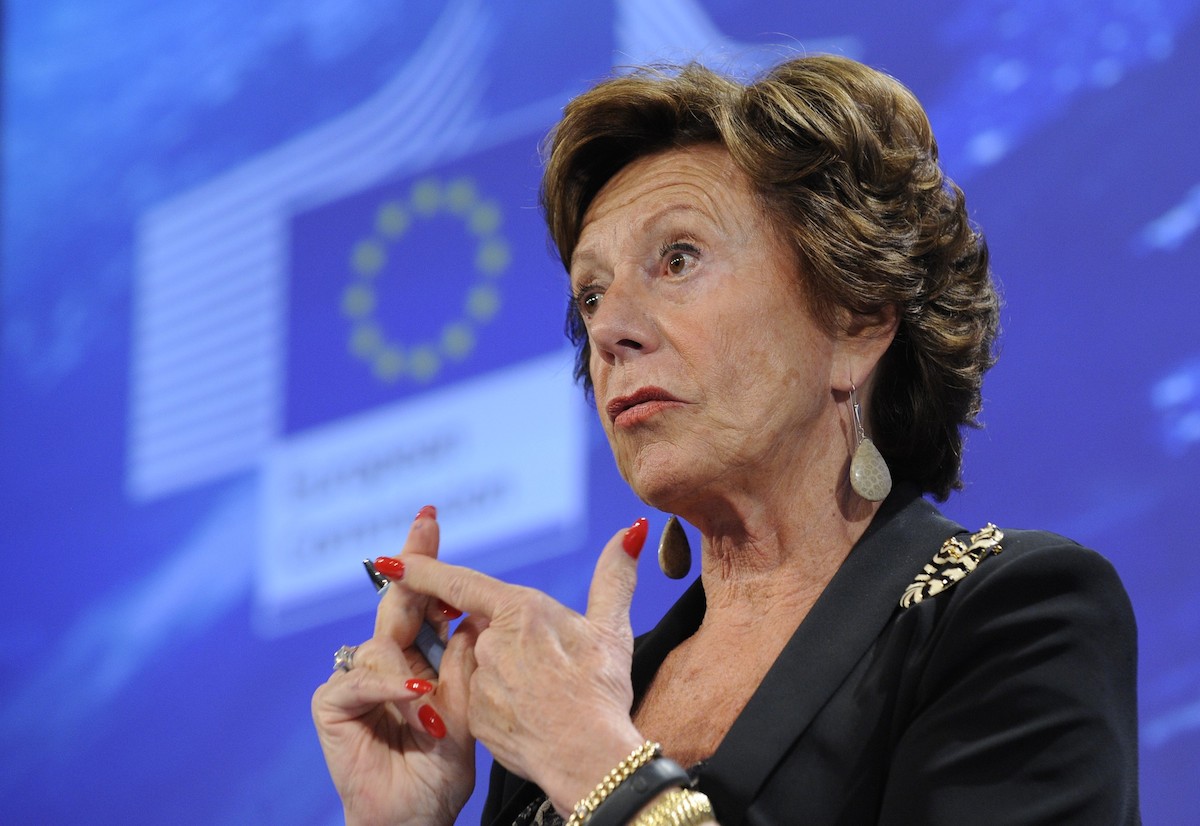 EU commissioner for Digital Agenda Neelie Kroes. AFP/Getty Images