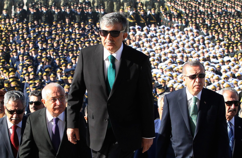 Turkey's President Abdullah Gul and Prime Minister Recep Tayyip Erdogan in Ankara. AFP PHOTO/ADEM ALTAN