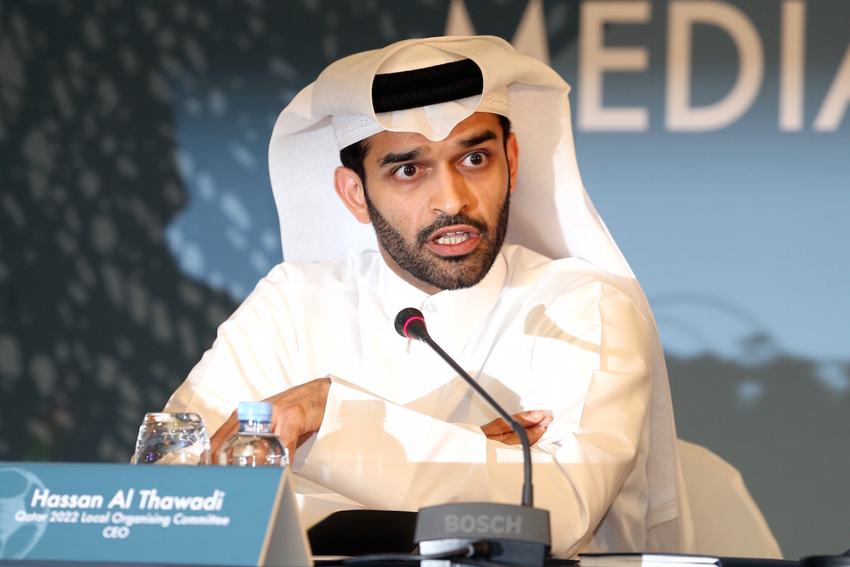 Hassan al-Thawadi, head of the Doha 2022 Committee. (Mohammad Farag/Anadolu Agency/Getty)