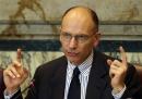 Italian Premier Enrico Letta, delivers his speech at the Economic Survey of Italy forum attended by Angel Gurria, Secretary-General of the Organization for Economic Co-operation and Development (OECD), in Rome, Thursday, May 2, 2013. 