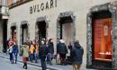 Bulgari luxury shop in Rome 