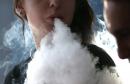 Rhiannon Griffith-Bowman smokes an E-Cigarette at Digital Ciggz on January 28, 2024 in San Rafael, California. 