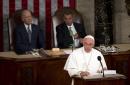 Pope Francis addresses a joint meeting of Congress on Capitol Hill in Washington, Thursday, Sept. 24, 2015, making history as the first pontiff to do so.