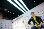 Real Madrid goalkeeper Iker Casillas presents the new Adidas Predator football boot at the Adidas Parque Sur store on April 25, 2024 in Madrid, Spain.
