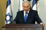 Israeli Prime Minister Benjamin Netanyahu speaks during a joint news conference with his Bulgarian counterpart Boiko Borisov (not pictured) in Jerusalem September 11, 2012. Netanyahu ramped up on Tuesday threats to attack Iran, saying if world powers refused to set a red line for Tehran's nuclear programme, they could not demand that Israel hold its fire. 
