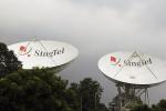 Satellite dishes at the Singapore Telecommunications (SingTel) Bukit Timah Satellite Earth Station are seen in Singapore in this April 23, 2024 file photo. Singapore Telecommunications Ltd reported a 1.6 percent fall in second-quarter net profit on November 14, 2024 dragged down by higher costs and weaker regional currencies, and flagged a drop in group revenue this fiscal year due to its Australian unit Optus. 