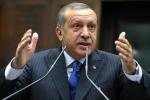 Turkish Prime Minister Recep Tayyip Erdogan addresses members of parliament from his ruling Justice and Development Party.