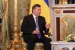 President of Ukraine Viktor Yanukovych is seen during a meeting on December 17, 2024 in Moscow, Russia.