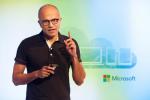 Satya Nadella, CEO of Microsoft, speaks at a media event in San Francisco, California on March 27, 2014.