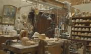A view of Monsieur Ré's atelier.