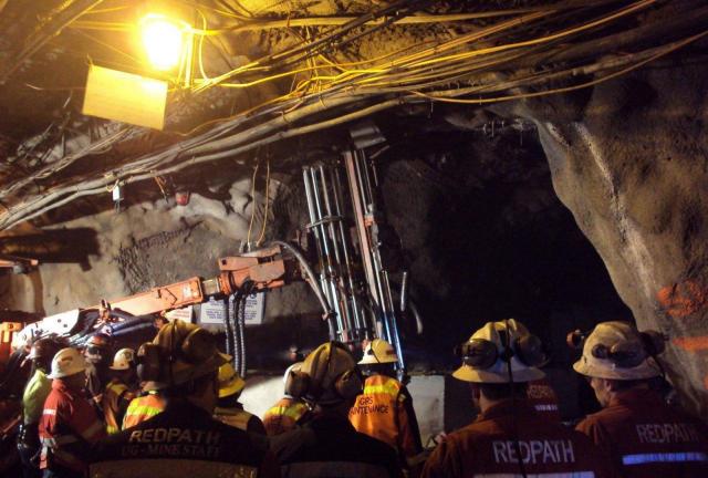 Rescuers use a ground support split set and welded mesh to prevent rockfall during a process rescuing workers still trapped in an underground training class at the Grasberg complex in remote West Papua province in this May 15, 2013 picture provided by PT Freeport Indonesia. Freeport Indonesia's massive copper mine in Papua remained closed May 20, with labor unions calling for it to resume operations until all bodies have been recovered from last week's deadly tunnel collapse. Rescuers use a ground support split set and welded mesh to prevent rockfall during a process rescuing workers still trapped in an underground training class at the Grasberg complex in remote West Papua province in this May 15, 2013 picture provided by PT Freeport Indonesia.