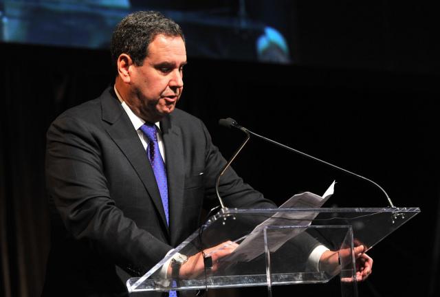 Chairman and CEO of Saks Fifth Avenue Stephen Sadove seen on October 18, 2024 in New York City.