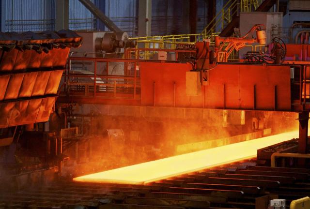 The interior of the ThyssenKrupp Steel USA factory in Calvert, Alabama, is pictured in this undated handout photo. Arcelormittal and Nippon Steel & Sumitomo Metal have agreed to buy ThyssenKrupp's steel plant in the U.S. for $1.5 billion. The interior of the ThyssenKrupp Steel USA factory in Calvert, Alabama, is pictured in this undated handout photo.