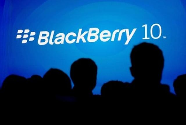 Guests listen to the presentation at one of eight simultaneous worldwide events for the launch of the BlackBerry 10 (BB10) opera