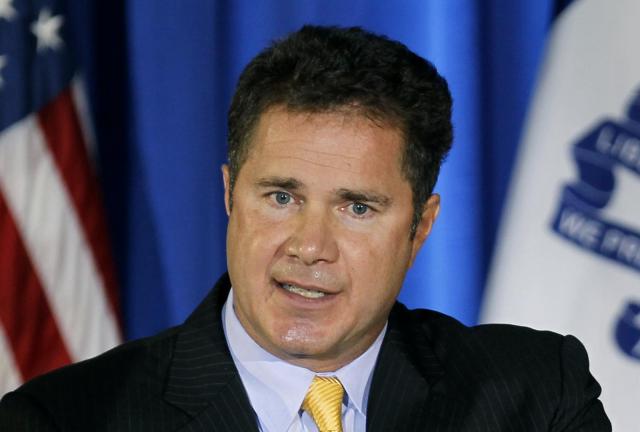 This this Oct. 29, 2010, file photo shows Rep. Bruce Braley, D-Iowa, in Dubuque, Iowa.