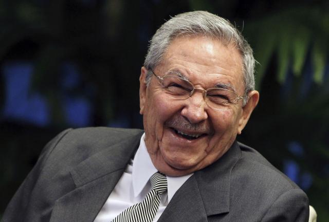 Cuban President Raul Castro laughs during a meeting with East Timor's President, Taur Matan Ruak (out of frame), on September 27, 2013 during a meeting at Revolution Palace in Havana. Cuban President Raul Castro laughs during a meeting with East Timor's President, Taur Matan Ruak (out of frame), on September 27, 2013 during a meeting at Revolution Palace in Havana.