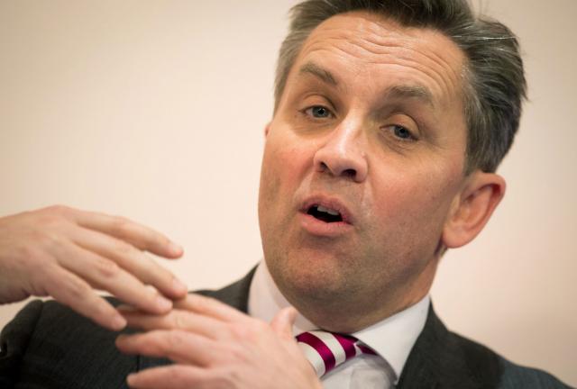 Chief Executive of Sainsburys, Justin King, addresses the delegates at the annual Confederation of British Industry (CBI) conference in central London on November 4, 2013. 