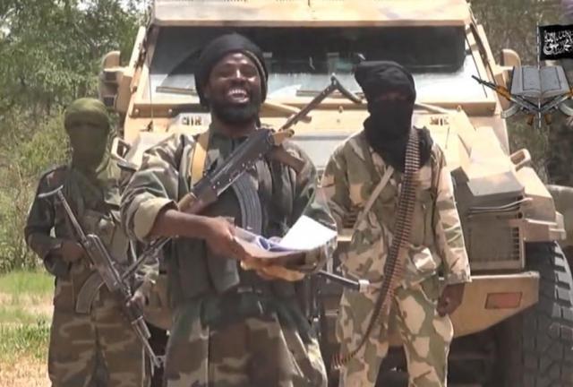 A screengrab taken on July 13, 2014 from a video released by the Nigerian Islamist extremist group Boko Haram and obtained by AFP shows the leader of the Nigerian Islamist extremist group Boko Haram, Abubakar Shekau. A screengrab taken on July 13, 2014 from a video released by the Nigerian Islamist extremist group Boko Haram and obtained by AFP shows the leader of the Nigerian Islamist extremist group Boko Haram, Abubakar Shekau.