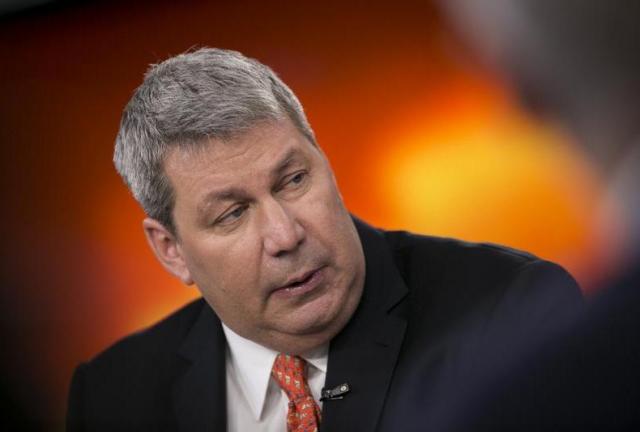 Michael 'Mike' Pearson, chairman and chief executive officer of Valeant Pharmaceuticals International Inc., pauses during a Bloomberg Television interview in New York, U.S., on Wednesday, April 23, 2014. With his $45.7 billion bid for Allergan Inc., Pearson is pulling the credit rating of Canada's most indebted junk bond issuer closer to investment grade while attempting the biggest takeover in the country's history. Michael 'Mike' Pearson, chairman and chief executive officer of Valeant Pharmaceuticals International Inc., pauses during a Bloomberg Television interview in New York, U.S., on Wednesday, April 23, 2014. With his $45.7 billion bid for Allergan Inc., Pearson is pulling the credit rating of Canada's most indebted junk bond issuer closer to investment grade while attempting the biggest takeover in the country's history.