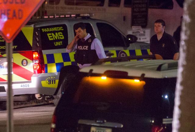 Police investigators outside the historic Mother Emanuel African Methodist Episcopal Church where a gunman opened fire on a prayer meeting killing nine people on June 17, 2024 in Charleston, South Carolina.