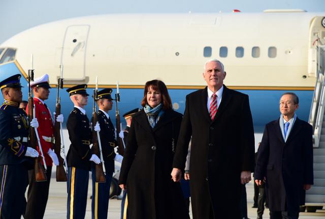 Vice President Mike Pence and Second Lady Karen Pence recently attended Winter Olympics in S. Korea.